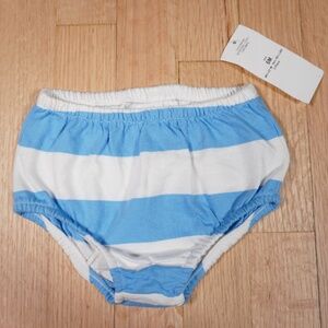Polo Ralph Lauren Toddler Training Diaper Striped Blue White Size 6M Brand New